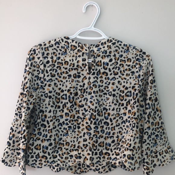 Monteau leopard print crop shirt - Picture 4 of 4